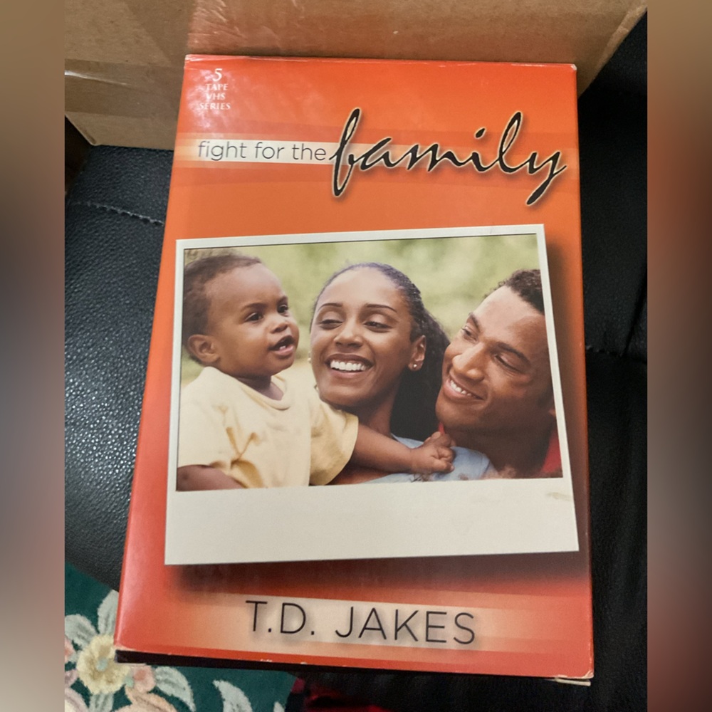 T.D. Jakes 'Fight for the Family' 5 tape VHS series C your way clear,fight back